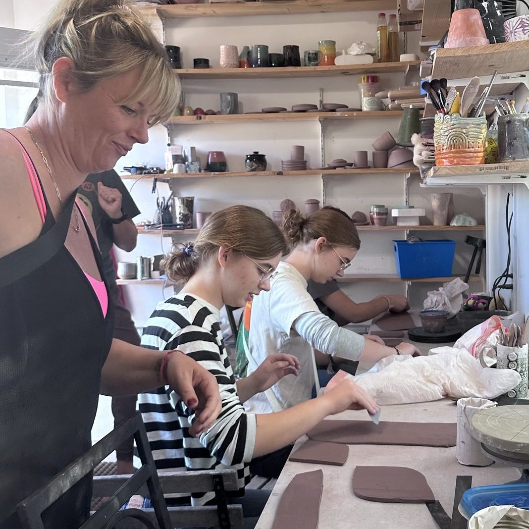 Potters in the studio!